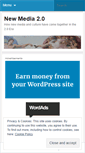 Mobile Screenshot of newmedia20.wordpress.com