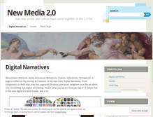 Tablet Screenshot of newmedia20.wordpress.com