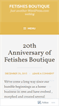 Mobile Screenshot of fetishesboutique.wordpress.com