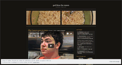 Desktop Screenshot of godblesstheramen.wordpress.com