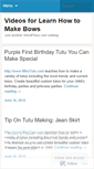 Mobile Screenshot of learnhowtomakebowsvideos.wordpress.com