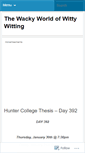 Mobile Screenshot of amywitting.wordpress.com