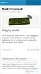 Mobile Screenshot of markdhansell.wordpress.com