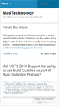 Mobile Screenshot of madtechnology.wordpress.com