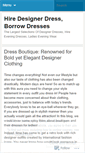 Mobile Screenshot of dresshire.wordpress.com