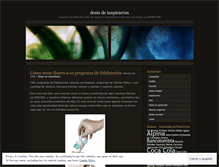 Tablet Screenshot of dosisdeinspiracion.wordpress.com