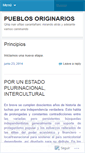 Mobile Screenshot of indigenas.wordpress.com