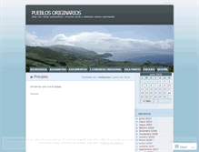 Tablet Screenshot of indigenas.wordpress.com