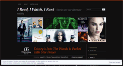 Desktop Screenshot of ireadiwatchirant.wordpress.com