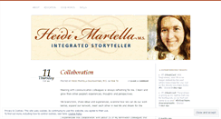 Desktop Screenshot of integratedstoryteller.wordpress.com