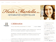 Tablet Screenshot of integratedstoryteller.wordpress.com