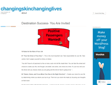 Tablet Screenshot of changingskinchanginglives.wordpress.com