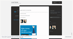 Desktop Screenshot of lovesucksvd.wordpress.com