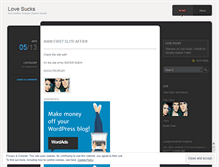 Tablet Screenshot of lovesucksvd.wordpress.com