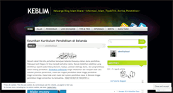 Desktop Screenshot of keblim.wordpress.com