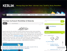 Tablet Screenshot of keblim.wordpress.com