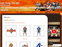 Tablet Screenshot of anhhungtraidat.wordpress.com