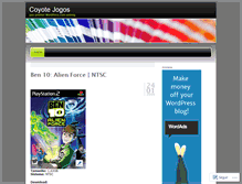 Tablet Screenshot of coyotejogos.wordpress.com