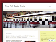 Tablet Screenshot of dctastebuds.wordpress.com