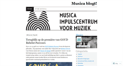 Desktop Screenshot of musicablogt.wordpress.com