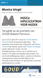 Mobile Screenshot of musicablogt.wordpress.com