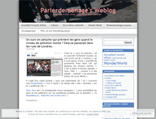 Tablet Screenshot of parlerdemenage.wordpress.com