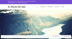 Desktop Screenshot of elrelojdesol.wordpress.com