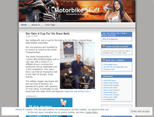 Tablet Screenshot of motorcyclegadgets.wordpress.com