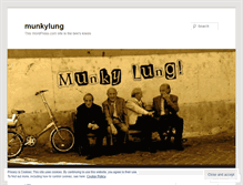 Tablet Screenshot of munkylung.wordpress.com