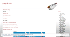 Desktop Screenshot of gregknese.wordpress.com