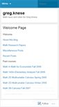 Mobile Screenshot of gregknese.wordpress.com