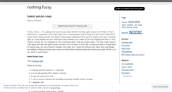 Desktop Screenshot of nothingfussy.wordpress.com
