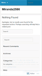 Mobile Screenshot of miranda2586.wordpress.com