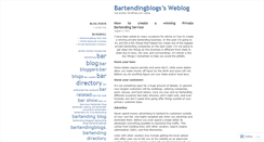 Desktop Screenshot of bartendingblogs.wordpress.com