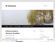 Tablet Screenshot of nitanteando.wordpress.com