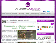 Tablet Screenshot of lecturaobligada.wordpress.com
