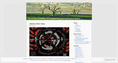 Desktop Screenshot of bipsbox.wordpress.com