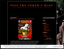Tablet Screenshot of jessthejoker.wordpress.com
