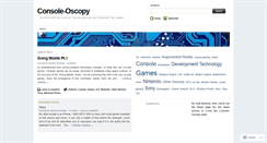 Desktop Screenshot of consoleoscopy.wordpress.com