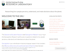 Tablet Screenshot of geocognitionresearchlaboratory.wordpress.com