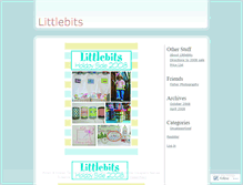 Tablet Screenshot of littlebitsdesigns.wordpress.com