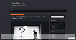 Desktop Screenshot of jeriteaches.wordpress.com