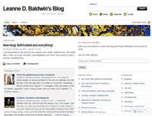 Tablet Screenshot of leannedbaldwin.wordpress.com