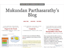 Tablet Screenshot of mukundanps.wordpress.com