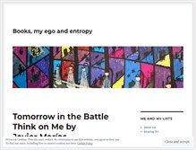 Tablet Screenshot of entropybook.wordpress.com