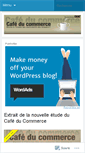 Mobile Screenshot of cafeducommerce.wordpress.com
