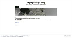 Desktop Screenshot of ergoeye.wordpress.com