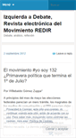 Mobile Screenshot of izquierdadebate.wordpress.com