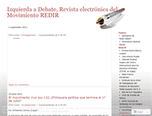 Tablet Screenshot of izquierdadebate.wordpress.com