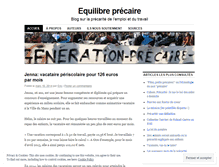Tablet Screenshot of equilibreprecaire.wordpress.com